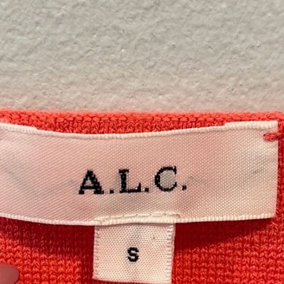 A.L.C. Victoria lychee cropped tank top S - Picture 3 of 4